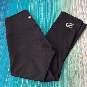 Tampa Bay Lightning Lululemon Black Leggings with Logo
